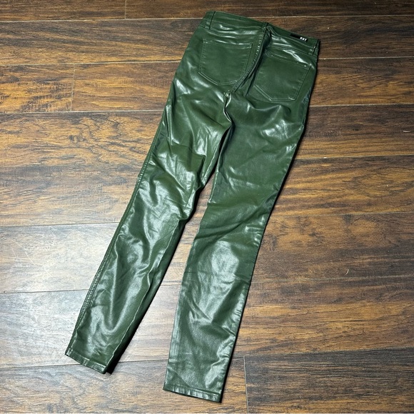 Kut from the Kloth Mia Fab Ab Toothpick Skinny Green Jeans - Picture 3 of 6